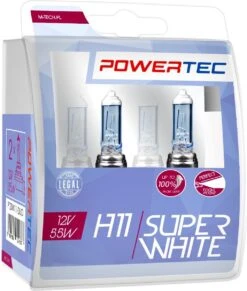 Powertec H11 12V - SuperWhite - Set -Auto-Onderdelen 1020x1200