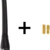 PROPLUS Pro Plus Auto Antenne - 10 Cm - Universeel - Inclusief M5 & M6 Adapters