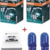 2x OEM Line T10 / W5W Lampen + 2x H4 LED 5000K Lookalike Lampen Osram Cool Blue Intense (NEXT GEN) Heldere Extra Witte Licht Tot 5000 Kelvin En Tot 100% Meer Helderheid Lichtsterkte LED / Xenon Look Koplampen Auto Lampen Set Dimlicht / Grootlicht -Auto-Onderdelen 1028x1200