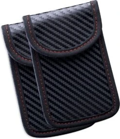 Merkloos RFID Autosleutel Beschermhoes - 2 Stuks - Keyless Entry - Auto-accessoires - Sleuteltasje - Sleuteletui - Pasjehouder