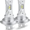 TLVX H7 30000 Lumen Perfect Fit LED Lampen 6000k Helder Wit (set 2 Stuks), CANBUS, CSP LED CHIP, 100 Watt, Auto - Scooter - Motor - Dimlicht - Grootlicht - Koplampen - Autolamp - Autolampen 12V -Auto-Onderdelen 1046x1200 5
