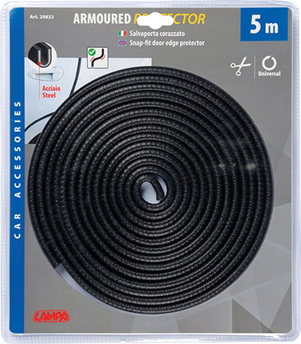 Deurbeschermer 5 Meter - Zwart - Knikbaar 4 Deurbeschermer 5 Meter - Zwart - Knikbaar - Afbeelding 2