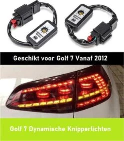 No Name Geschikt Voor Golf 7 Led Dynamische Knipperlichten Dynamic Tsi Gti Gtd Gte R Line Achterlichten