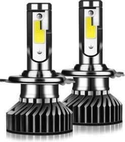 Merkloos H7 LED Autolamp - LED Verlichting - Koplamp/Mistlamp - Auto/Scooter/Motor - 12V - 30 Watt - 10000 Lumen - 6500 K - Universeel - Set Van 2 Stuks