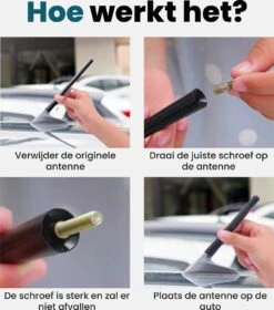 Auto Antenne - Auto Antenne Universeel - Auto Accessories - Auto Antenne Haaienvin - Antenne - Korte Antenne - Carbon -Auto-Onderdelen 1057x1200