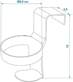 PROPLUS Pro Plus Bekerhouders Met Haak - Zwart - 2 Stuks -Auto-Onderdelen 1065x1200 6