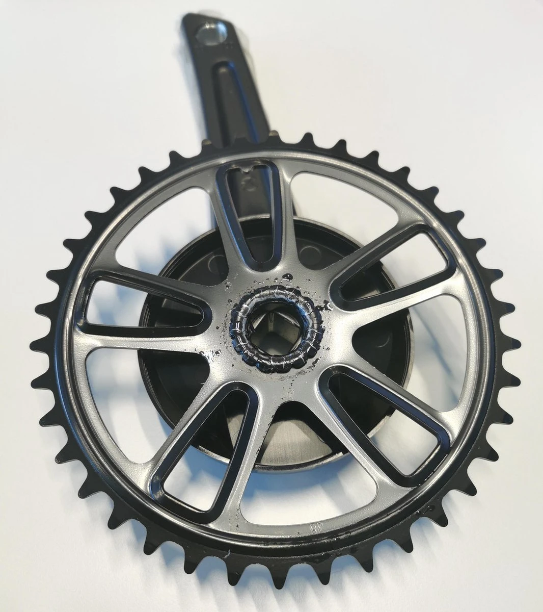 Gazelle Crankstel Strixvaria 38t Aluminium/staal Zwart 5 Gazelle Crankstel Strixvaria 38t Aluminium/staal Zwart - Afbeelding 3