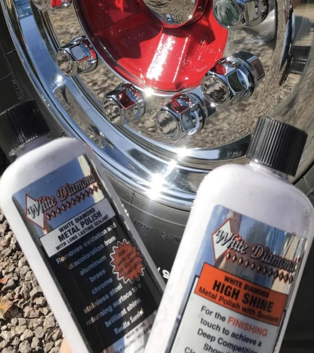 White Diamond Metaalpoets - Metal Polish -Aluminium - Chrome - RVS-Zilver -Koper - Inox -RVS-Glansmiddel 5 White Diamond Metaalpoets - Metal Polish -Aluminium - Chrome - RVS-Zilver -Koper - Inox -RVS-Glansmiddel - Afbeelding 3