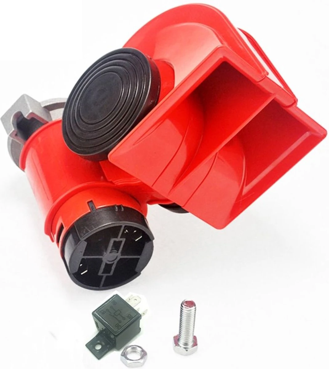 Merkloos Sance Luchthoorn 24 Volt | 150db | Gas Toeter | Hoorn | Voor Auto, Vrachtwagen, Boot | Claxon | Scheepshoorn | 24V 4 Merkloos Sance Luchthoorn 24 Volt | 150db | Gas Toeter | Hoorn | Voor Auto, Vrachtwagen, Boot | Claxon | Scheepshoorn | 24V - Afbeelding 2