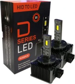TLVX D3S High Power LED Canbus Lampen 30.000 Lumen 6000k Helder Wit (set 2 Stuks) - Plug And Play - CANBUS EMC + 300% Licht - LED CSP CHIPS - 100 Watt – D3S 35 Watt Xenon HID Vervanger - Dimlicht - Grootlicht - Koplampen - Autolamp - 12V