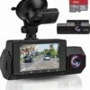 Abask® - 4K Ultra HD Dashcam - Dashcam Voor Auto - Geheugen Tot 256GB - Voor En Achter Camera - 310° Kijkhoek - Zwart/450g -Auto-Onderdelen 1087x1200