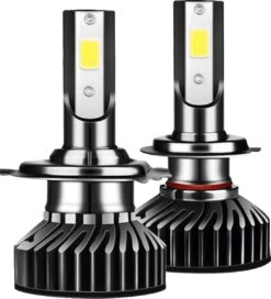 Merkloos H7 LED 8000K Wit Dimlicht - Koplampen (set) [Witte Koplampen - Witte Dimlichten]