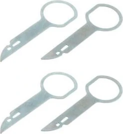 Merkloos Demontage Sleutels Autoradio Audi 4 Stuks