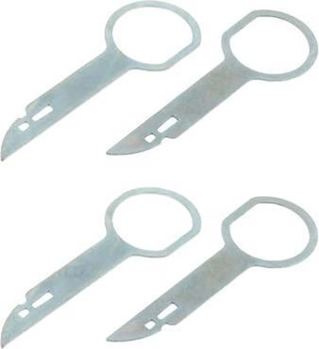 Merkloos Demontage Sleutels Autoradio Audi 4 Stuks 3 Merkloos Demontage Sleutels Autoradio Audi 4 Stuks