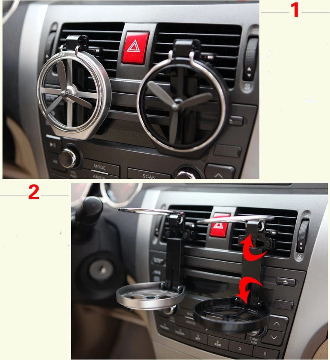 Bekerhouder Auto - Blikjeshouder Auto Ventilatie Rooster - Auto Drankhouder - Car Can Holder - Universeel 13 Bekerhouder Auto - Blikjeshouder Auto Ventilatie Rooster - Auto Drankhouder - Car Can Holder - Universeel - Afbeelding 11