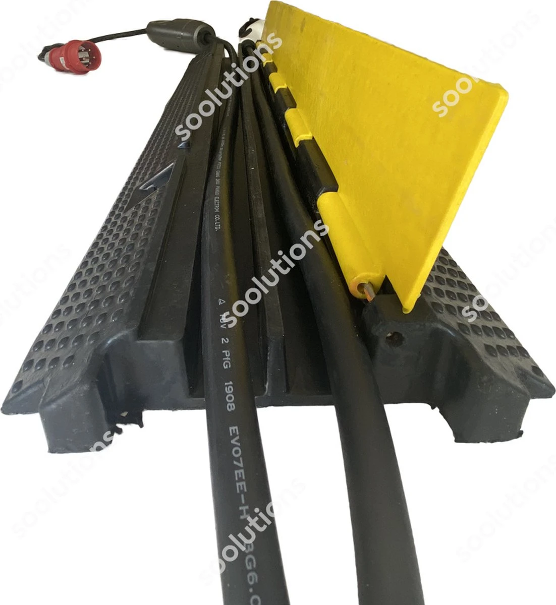 Kabeldrempel Voor 2 Laadkabels Van Elektrische Voertuigen Kabeldrempel 5 Kabeldrempel Voor 2 Laadkabels Van Elektrische Voertuigen Kabeldrempel - Afbeelding 3