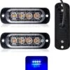 Merkloos Grill Stroboscoop Flitsers Blauw LED Zwaailichten [Grillflitsers - Bumperflitsers] -Auto-Onderdelen 1109x1200 2