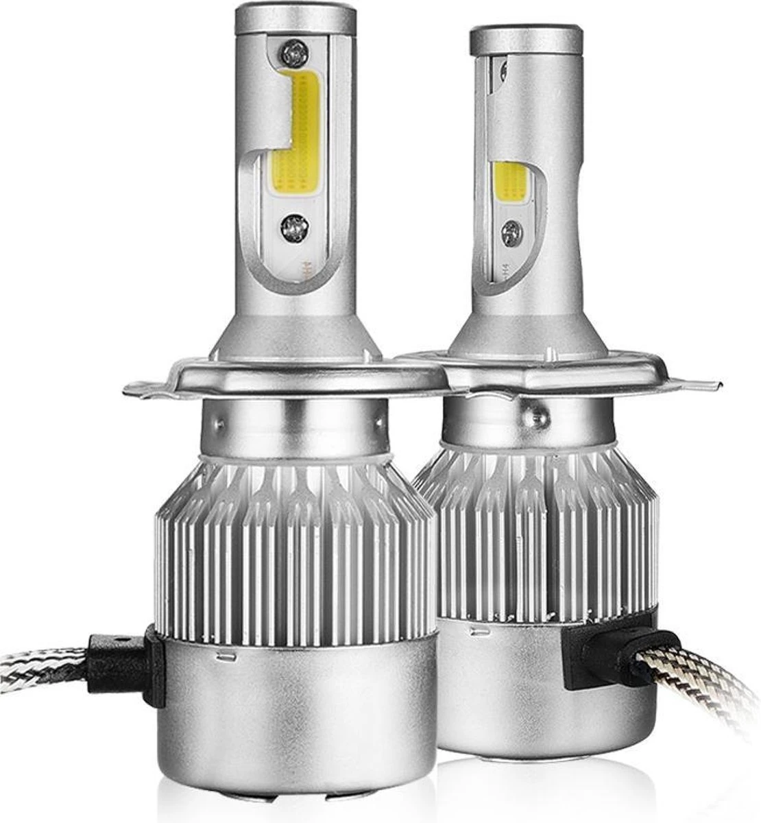 Merkloos H4 LED Lampen (set 2 Stuks) HB2 9003 CANbus Geschikt 4300k Naturel Wit 8000LM IP68 72 Watt , Vintic , Motor / Auto / Scooter / Dimlicht / Grootlicht / Koplampen / Auto / Autolamp / Autolampen / Lamp / Car Light / Vespa Sprint Primavera 4 Merkloos H4 LED Lampen (set 2 Stuks) HB2 9003 CANbus Geschikt 4300k Naturel Wit 8000LM IP68 72 Watt , Vintic , Motor / Auto / Scooter / Dimlicht / Grootlicht / Koplampen / Auto / Autolamp / Autolampen / Lamp / Car Light / Vespa Sprint Primavera - Afbeelding 2