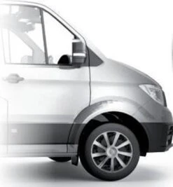 Wieldoppen Craft Zilver/zwart 15 Inch (bolle Velgen) Bedrijfswagen 4-delig Set -Auto-Onderdelen 1112x1200 1