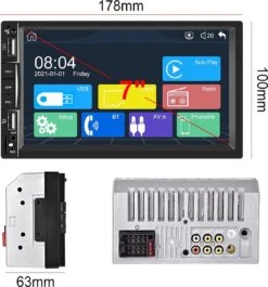 Android Auto Dubbel Din | CarPlay Autoradio -Auto-Onderdelen 1120x1200 1