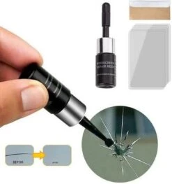 Glas Reparatie Kit - Voorruit Reparatie Kit - Autoruit Reparatie Set - Pitje En Barsten Reparatie Hars - Windshield Repair Kit - DIY Glasreparatie Kit