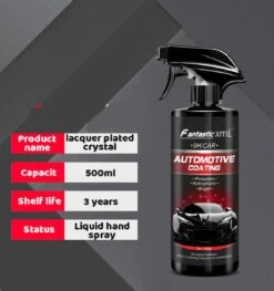 Keramische Coating Auto Fles 500ML / Auto Polish / Nano Coating / Auto Polijsten / Car Polish Spray Kit / Top Coating / Quick Nano-Coating / Auto Wax / Auto Reiniging / Car Cleaning / Vuilafstotende Coating / Langdurige Bescherming -Auto-Onderdelen 1129x1200