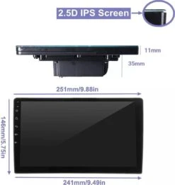 Universele Autoradio Met Bluetooth, USB & Youtube - Navigatie - Handsfree Radio Met Microfoon - Android Met Google Play -10.1inch HD Touchscreen - GRATIS Achteruitrijcamera -Auto-Onderdelen 1135x1200 2