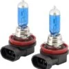 AutoStyle SuperWhite Blauw H11 55W/12V/4800K Halogeen Lampen, Set à 2 Stuks (E4)