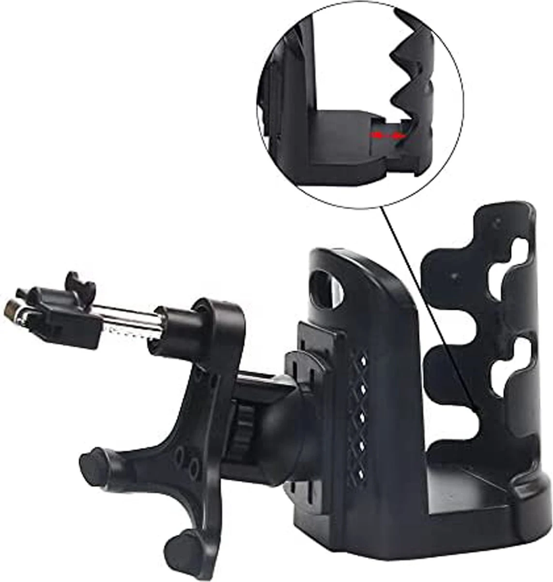 Merkloos Bekerhouder Voor In De Auto // Verstelbare Bekerhouder // Blikjeshouder // Bekerhouder Auto Ventilatierooster - Zwart - 5 Merkloos Bekerhouder Voor In De Auto // Verstelbare Bekerhouder // Blikjeshouder // Bekerhouder Auto Ventilatierooster - Zwart - - Afbeelding 3