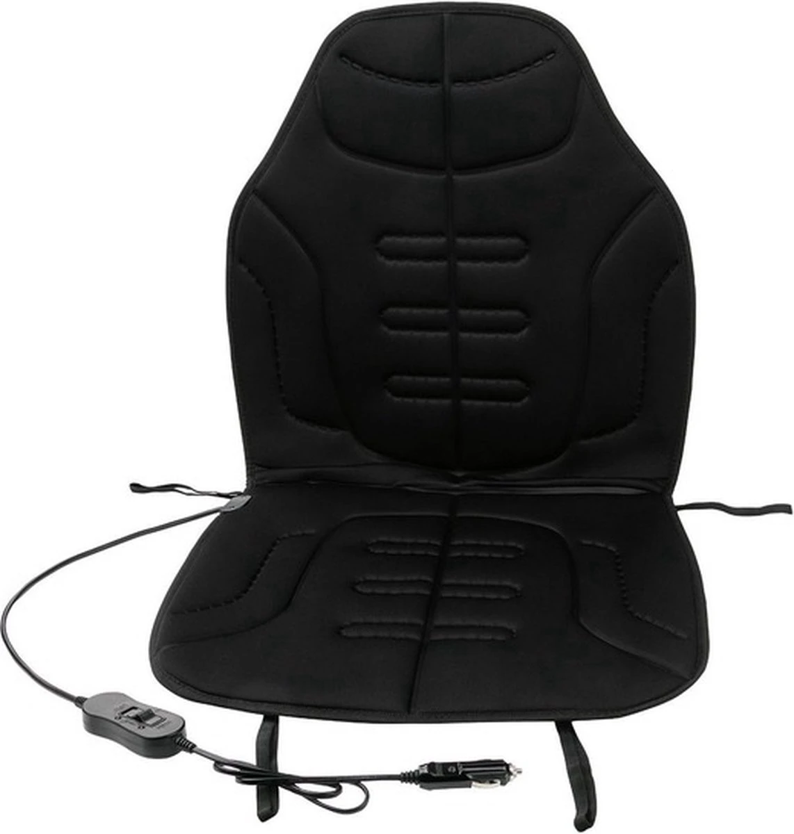 Autostoel Verwarmingskussen - Stoelverwarmingskussen Voor Auto - Rugkussen - Stoelverwarmers - Autostoel Verwarming - 12 V - Auto Zitkussen - Zwart - 3 Autostoel Verwarmingskussen - Stoelverwarmingskussen Voor Auto - Rugkussen - Stoelverwarmers - Autostoel Verwarming - 12 V - Auto Zitkussen - Zwart -