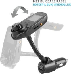 Bluetooth FM Transmitter Carkit - Handsfree Bellen / Muziek Afspelen Via Bluetooth /AUX /TF/SD Kaart / USB Oplader - Bluetooth Handsfree Carkits / Adapter /Bluetooth Auto/ LCD Display - T10 FM Transmitter -Auto-Onderdelen 1156x1200 2