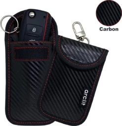 Arclit® | 2x Autosleutel RFID Anti-Diefstal Beschermhoes + 2x RFID Kaarthouders | 2Pack | Keyless Entry Beveiliging Hoesje | Signaal Blokkerende Beschermhoes | Voordeelverpakking | Carbon 9 Arclit® | 2x Autosleutel RFID Anti-Diefstal Beschermhoes + 2x RFID Kaarthouders | 2Pack | Keyless Entry Beveiliging Hoesje | Signaal Blokkerende Beschermhoes | Voordeelverpakking | Carbon -Auto-Onderdelen 1159x1200 5