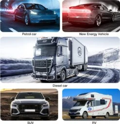 Merkloos Standkachel 12V 2000W Zwart Voor Auto Vrachtwagen Bus Boot RV -Auto-Onderdelen 1162x1200 6