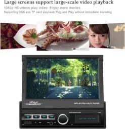 TechU™ Autoradio Met Klapscherm T96 Touchscreen – 1 Din Met Afstandsbediening – 7 Inch Kleuren Display – Bluetooth – AUX – USB – SD – FM Radio – Handsfree Bellen 24 TechU™ Autoradio Met Klapscherm T96 Touchscreen – 1 Din Met Afstandsbediening – 7 Inch Kleuren Display – Bluetooth – AUX – USB – SD – FM Radio – Handsfree Bellen -Auto-Onderdelen 1164x1200 3