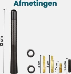 Auto Antenne - Auto Antenne Universeel - Auto Accessories - Auto Antenne Haaienvin - Antenne - Korte Antenne - Carbon -Auto-Onderdelen 1164x1200 4