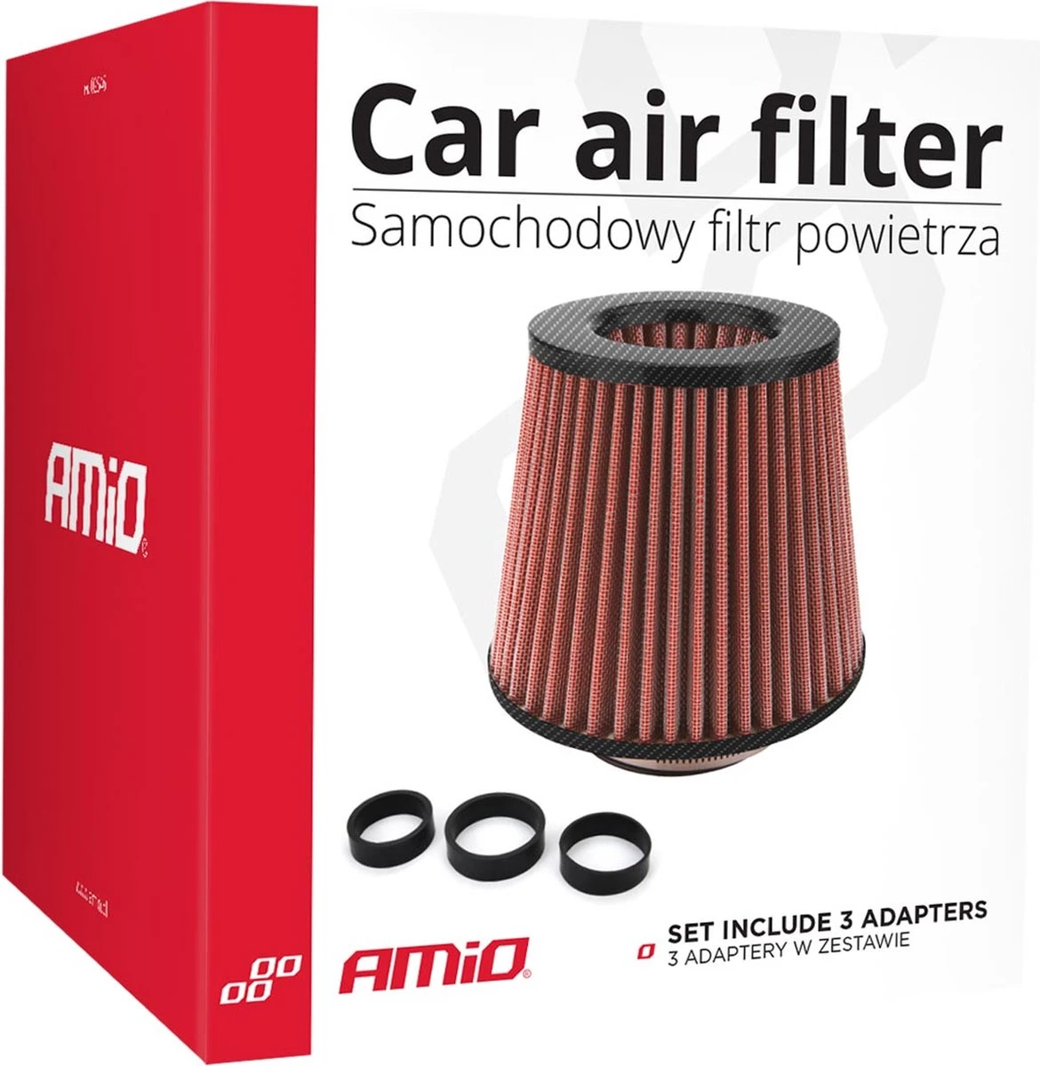 Universele Powerfilter / Open Luchtfilter - AF-Carbon 5 Universele Powerfilter / Open Luchtfilter - AF-Carbon - Afbeelding 3