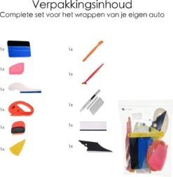 Car Wrap Gereedschapset - 11 Delig - Car Wrap Folie Set - Autoruit Blindeer Folie Gereedschap -Auto-Onderdelen 1173x1200 1