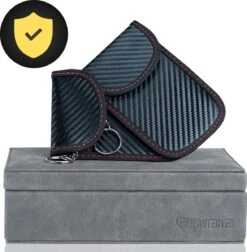 Faraday Box Pro Geschikt Als Autosleutel Kluis Met Keyless Entry Hoesje - Rfid Beschermhoes - Antidiefstal Etui Auto