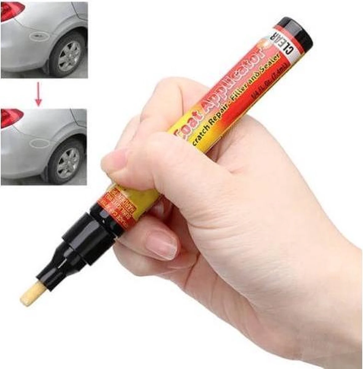 Anti Kras Pen - Blanke Lak Reparatie Stift - Krasverwijderaar Lak Voor Auto 3 Anti Kras Pen - Blanke Lak Reparatie Stift - Krasverwijderaar Lak Voor Auto