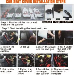 ELUTO Autostoelhoezen - Complete Set Van 5 Stoelen - Universeel - Past Altijd - Zwart 19 ELUTO Autostoelhoezen - Complete Set Van 5 Stoelen - Universeel - Past Altijd - Zwart -Auto-Onderdelen 1181x1200 10