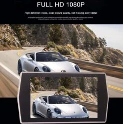 TechU™ Dashcam M14 Pro Dual Camera – Dashboardcamera – 4.0 Inch IPS Scherm – Full HD 1080p – Loop Recording – Nachtvisie – Bewegingssensor – G-sensor – Autocamera Voor én Achter - Voor Auto -Auto-Onderdelen 1185x1200