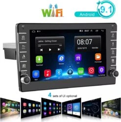 TechU™ Autoradio AT27 – 1 Din Dual Camera – 8” Touchscreen Monitor – Bluetooth & Wifi – Android 9.1 – Handsfree Bellen – FM Radio – USB – GPS Navigatie 24 TechU™ Autoradio AT27 – 1 Din Dual Camera – 8” Touchscreen Monitor – Bluetooth & Wifi – Android 9.1 – Handsfree Bellen – FM Radio – USB – GPS Navigatie -Auto-Onderdelen 1190x1200