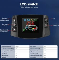 Merkloos Hcalory Standkachel - 5-8KW 12V - Luchtverwarming Vriezer Verwarming - LCD Luchtverwarmer - Voor Vrachtwagenjacht - Camouflage -Auto-Onderdelen 1191x1200 9