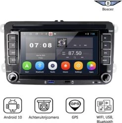 Boscer® Autoradio | Android 10 | Volkswagen, Skoda & Seat | Navigatiesysteem | 7' HD Scherm | Achteruitrijcamera -Auto-Onderdelen 1192x1200 1
