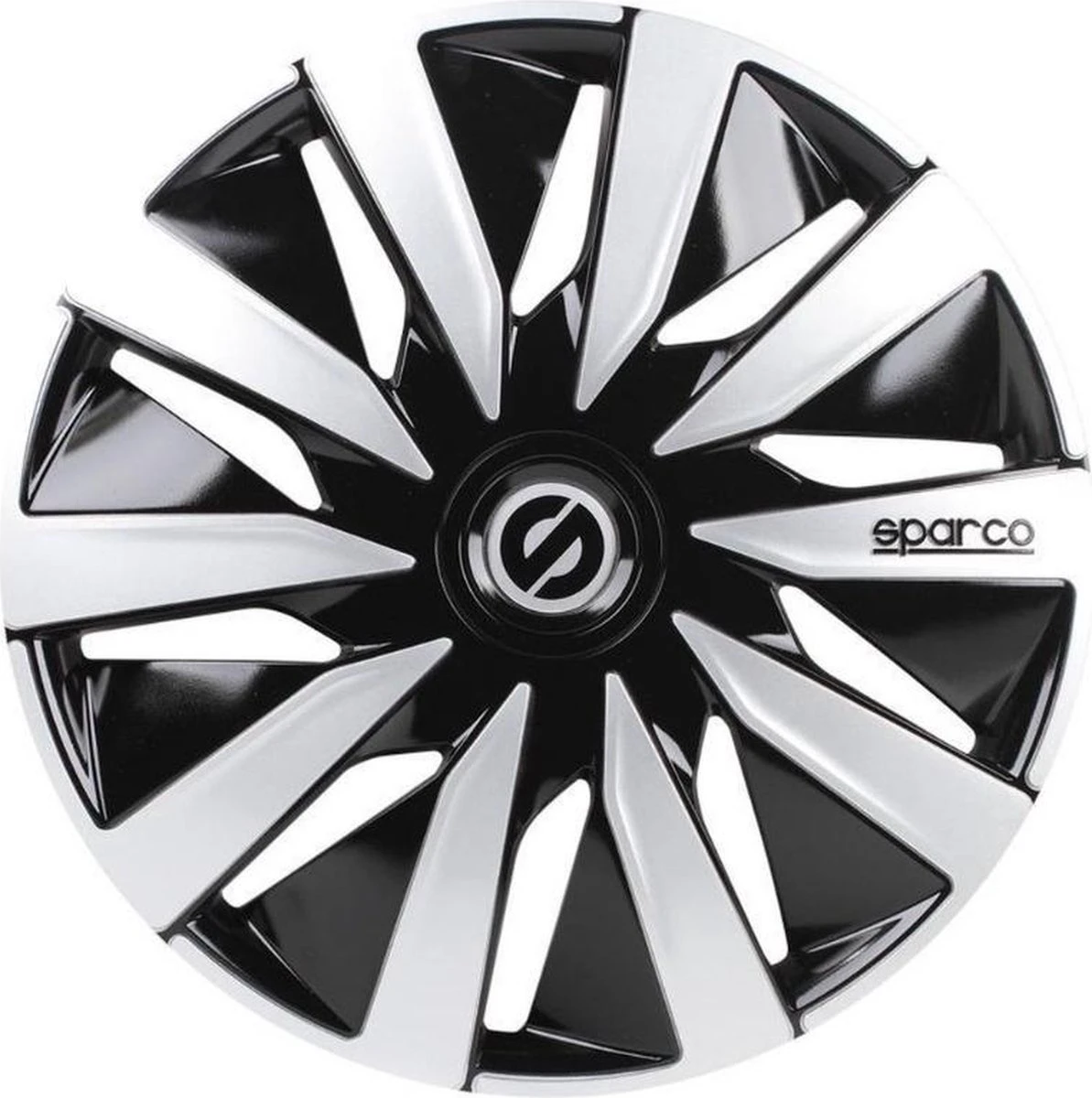 Sparco Wieldoppen Lazio 14 Inch Abs Zwart/zilver Set Van 4 3 Sparco Wieldoppen Lazio 14 Inch Abs Zwart/zilver Set Van 4