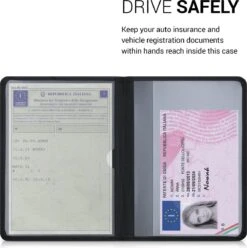 Kwmobile Hoes Voor Autopapieren & Kentekenbewijs - Beschermhoes Van Imitatieleer In Zwart - Geschikt Voor Italiaanse Autopapieren -Auto-Onderdelen 1194x1200 10