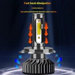 Merkloos H4 LED Lamp - Wit - 6500K - 14000 Lumen - HB2 - 72W - Dimlicht, Grootlicht & Mistlicht - 2 Stuks -Auto-Onderdelen 1198x1200 15