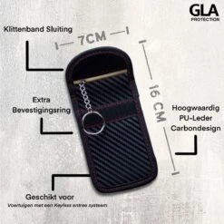 Merkloos RFID Autosleutel Beschermhoes - 2 Stuks - Keyless Entry - Auto-accessoires - Sleuteltasje - Sleuteletui - Pasjehouder -Auto-Onderdelen 1198x1200 29