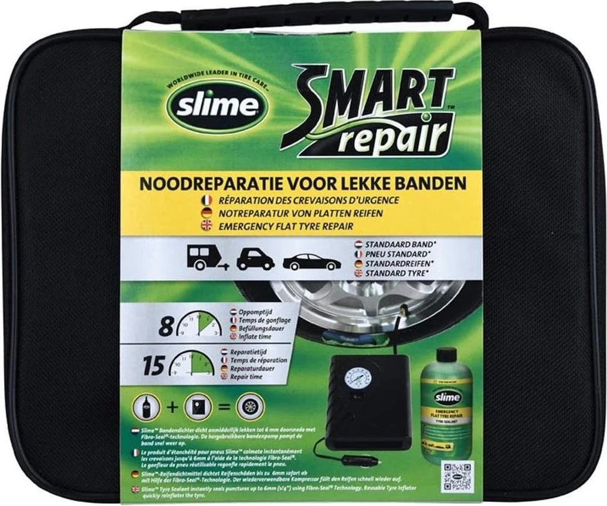 Slime Bandenreparatieset 12 Volt 473 Ml Zwart/groen 4 Slime Bandenreparatieset 12 Volt 473 Ml Zwart/groen - Afbeelding 2