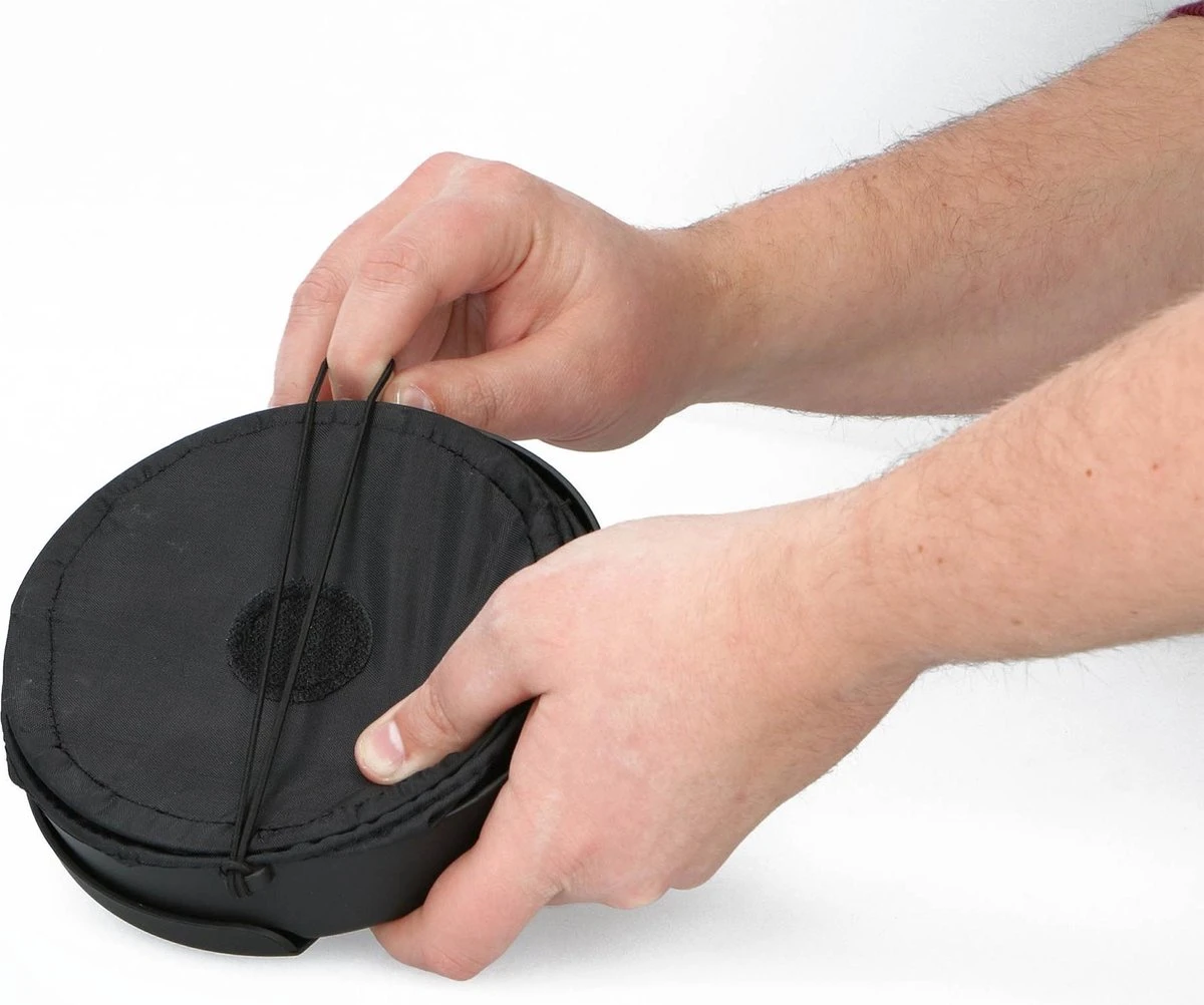 Dunlop Auto-Afvalbak - Opvouwbaar - Ø 16 Cm - Met Deksel - Voor Aan Het Dashboard Of Op De Vloer 9 Dunlop Auto-Afvalbak - Opvouwbaar - Ø 16 Cm - Met Deksel - Voor Aan Het Dashboard Of Op De Vloer - Afbeelding 7